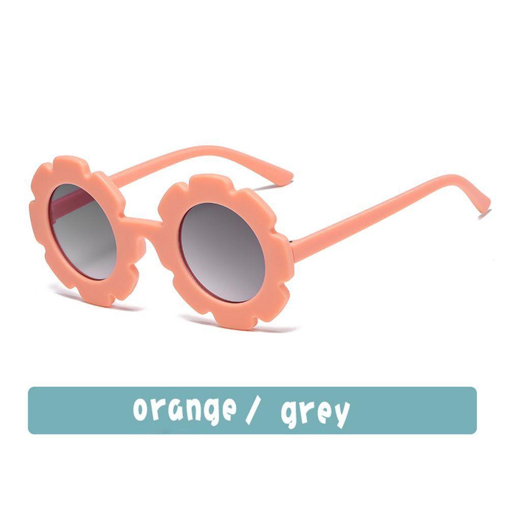 Boys And Girls Trend Outdoor Product Eyewear Vintage Children Sunglasses Sun Glasses Flower Shape