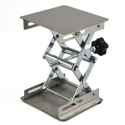 Mesa elevadora de acero inoxidable para maquinaria de carpintería, fresadora, elevador, grabado ajustable, plataforma elevadora de laboratorio, herramientas de carpintería