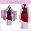 Luxuoso Vestido Kimono Tradicional Anime Mulan Festa Fantasia Cosplay Para Mulheres
