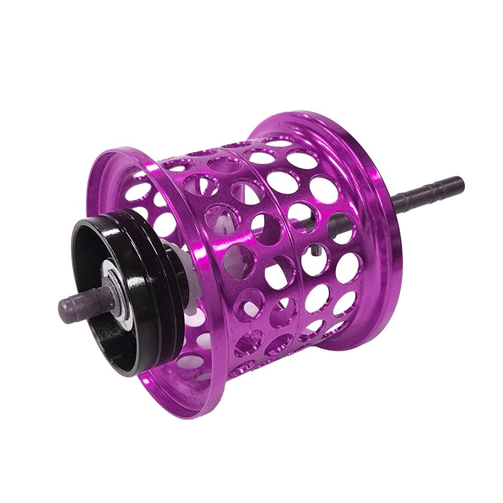 VISPREA Bait Reel Replacement Spool Metal Shallow Groove Spool Compatible