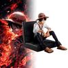 Durable Plastic One Piece Luffy Sofa Figure And Boa Hancock Collectible Model Display