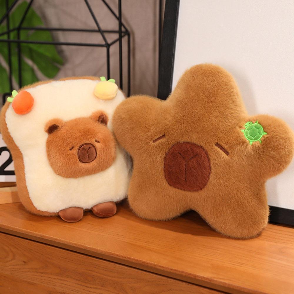 Simulation Bread Capybara Pillow 20~36CM Kapibala Plush Doll Kawaii Stuffed Plush Toy