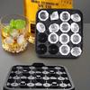16 Cavity Mini Diamond Ice Cube Tray Silicone Mold With Lid Stackable Easy Release Small Ice Maker Home Bar And Cocktail Drinks