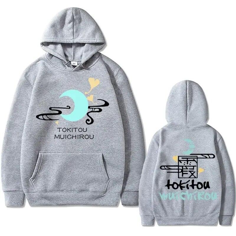 Japanese Anime Demon Slayer Muichiro Tokito Print Hoodie Kimetsu No Yaiba Sweatshirt Coat Unisex WoUnisex Fleece Cotton Casual Hoodies