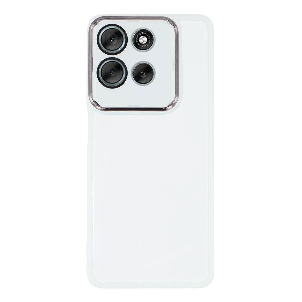 For Motorola Moto G86 5G Case Electroplated Camera Frame TPU Phone Cover