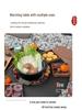 Portable Folding BBQ Grill with Solid Wood Table for Outdoor Picnic and Meat Barbecue
