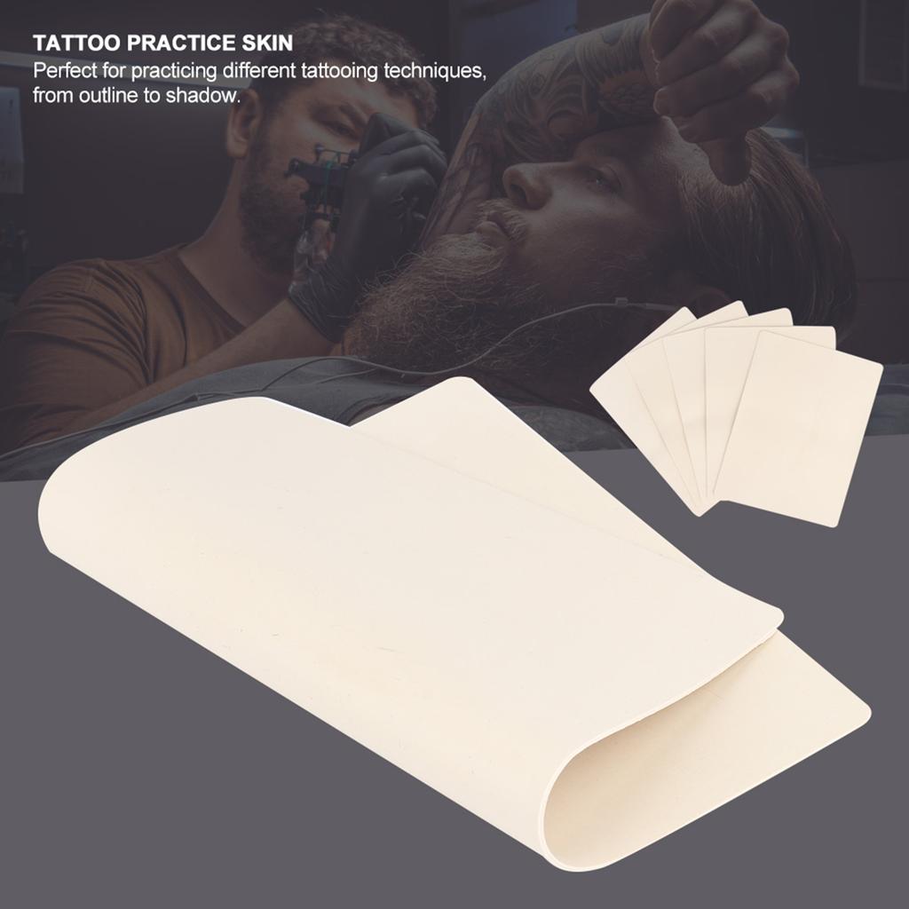 5 Stück Professionelle Leere Tattoo-Haut Anfänger Make-up Tattoo Falsche Übungshaut