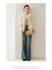 Autumn Women's Cashmere Cardigan: Long Sleeve, Thick & Loose, Gentle Style, Short Fashionable Single-Breasted Coat.
