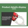 Portable Fishing Gripper Stainless Steel Lock Fish Lip Grabber Powerful Gripper Trigger Ice Sea Fishing Tackle Gear Accessories