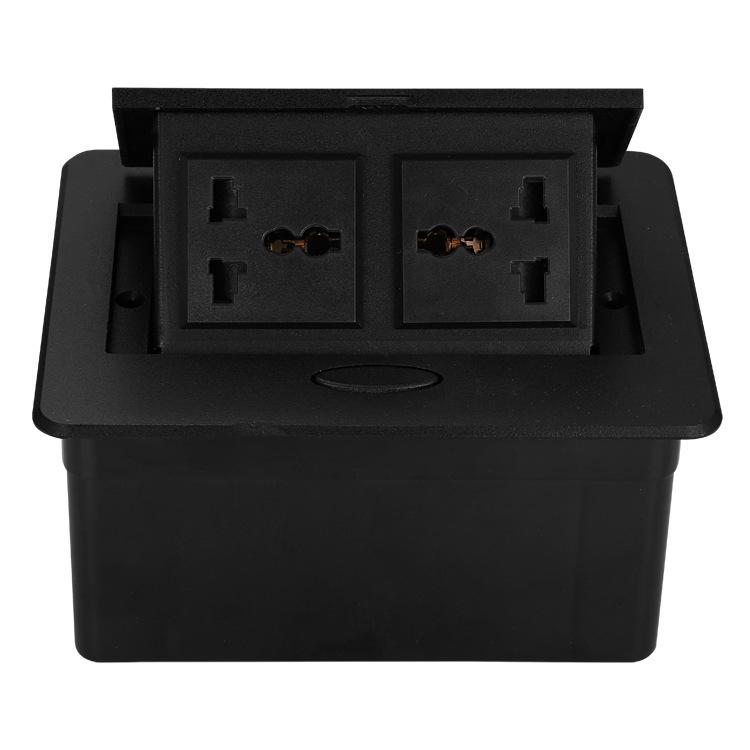 Universal Pop-up Power Socket with EU and US Standard for Office Desks