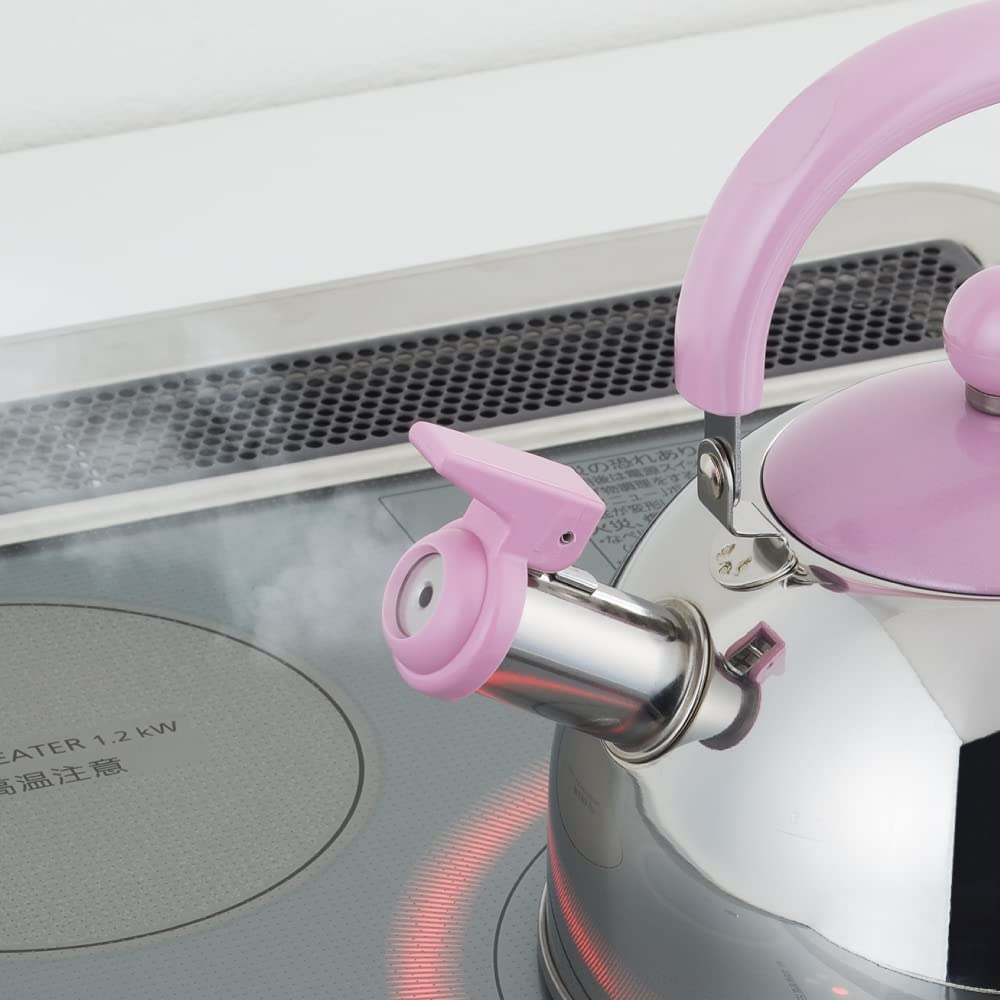 Yoshikawa Pfeifkessel Made in Macht ein Geräusch, wenn Wasser SJ3419 Kessel, 2,5L, Japan, "Wa-Ton" (SAKURA) kochen,