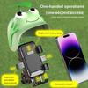 Phone Mount for Motorcycle Anti Vibration Sunshade Stand Bike Phone Holder Sun Visor for Most Smartphones Electric Scooter Road