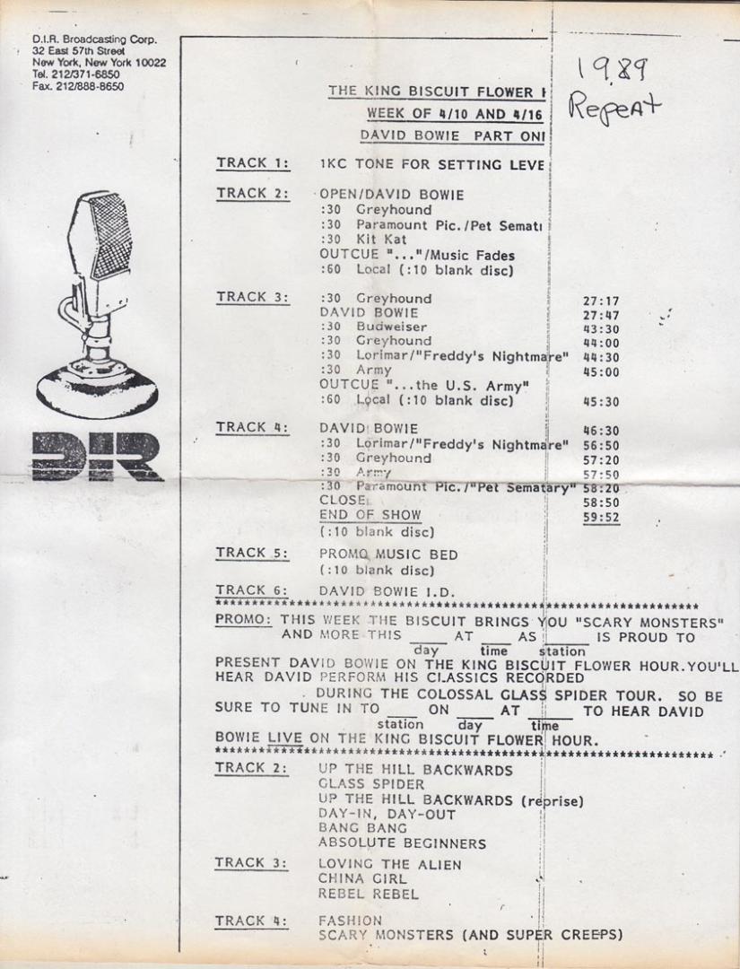 

[USED] David Bowie Radio Show 2CD