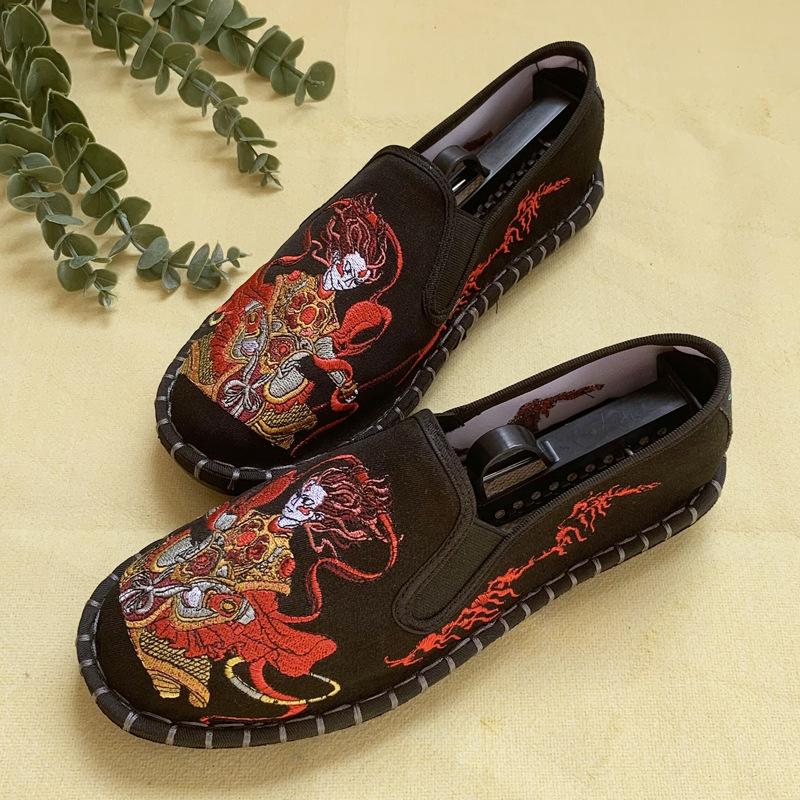 Fashion 2025Shoes for Women Sneakers Men Ethnic Style Embroidery Chinese Style Streetwear Fashion Casual Vintage Old Beijing Shoes