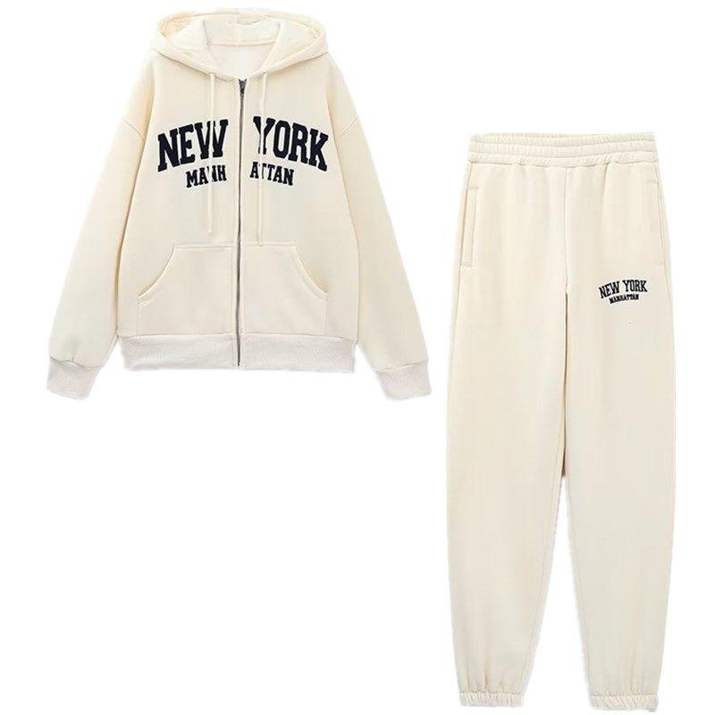 Fashion Wind Fall and Winter New Arrival Fashion Women's Fashion Clothing Casual Text Embroidered Hoodie 1131893 712