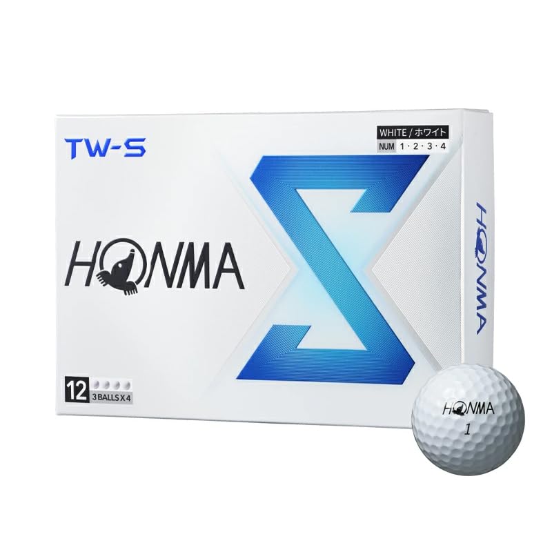 

Honma Golf HONMA Ball 2024 Model BT2403 White 1 Dozen TW-S (12 pieces)