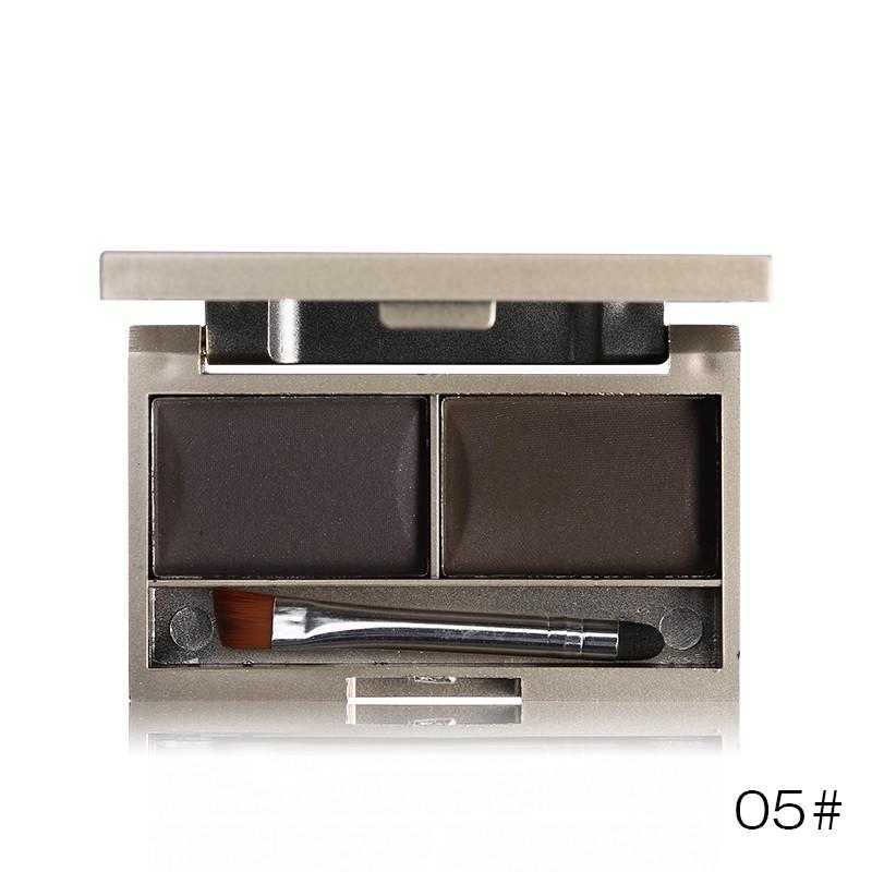 Eyebrow Powder Makeup Waterproof Natural Eyebrow Enhancers Shadow Cosmetic Kit with Brush Mirror