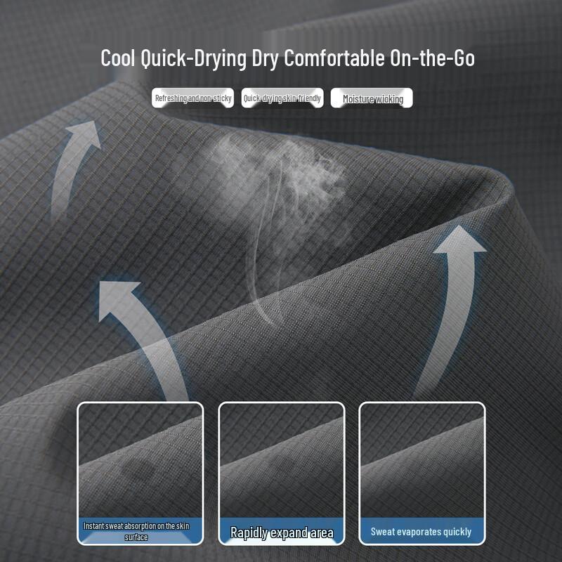 JEANSWEST LIFE Men's Ice Silk Quick-Dry Casual Shorts