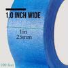 100 Feet * 1in Blue Painters Tape 1 Inch Wide, Bulk Original Blue Masking Tape
