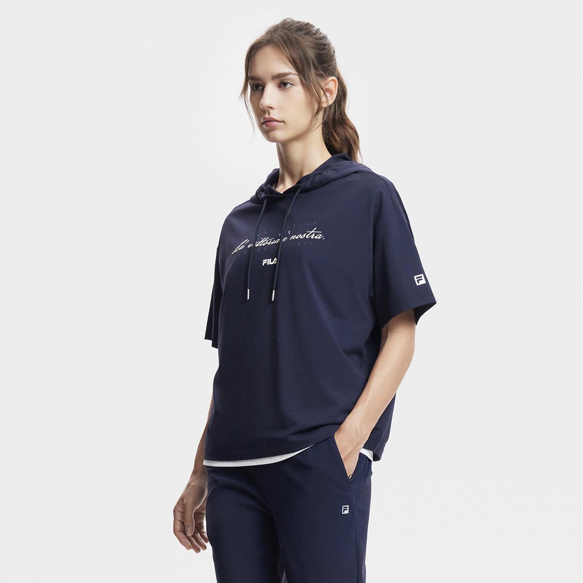 

New FILA SS24 T Shirt Women s RD Royal Blue A11W421124FNV S