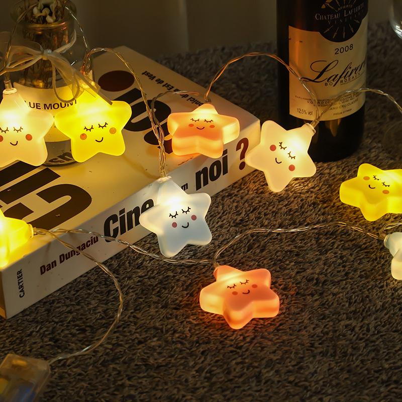New LED Colorful Star Light String USB Living Room Outdoor Garden Camping Wedding Christmas Party Decoration Atmosphere Light
