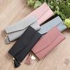 PU Leather Long Wallet Women Coin Purse Tassel Card Holders Zipper Purses