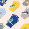 Warm Mittens Boys Full Finger Gloves Cartoon Dinosaur Crocodile Knitted Kids Windproof Anti-ColdCute Baby Winter Gloves