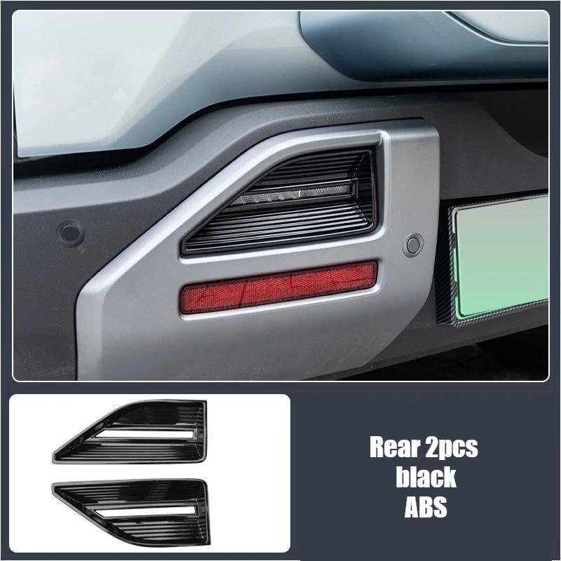 For BYD Formula Leopard Titanium 3 2025 Front And Rear Fog Lamp Cover Frame Decoration Modification With ABS Material