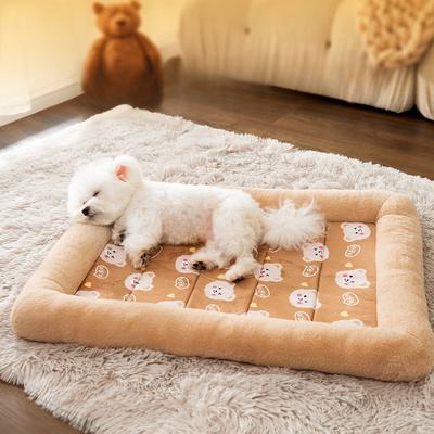 Dog Mat Autumn and Winter Thickened with Wool Enclosure Dog Kennel Cat Kennel Warm Dog Bed Small Dog Sleeping Mat Pet Dog Kennel