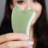 Gua Sha Natural Green Jade Quartz  Stone  Bodys Massage Board Tool