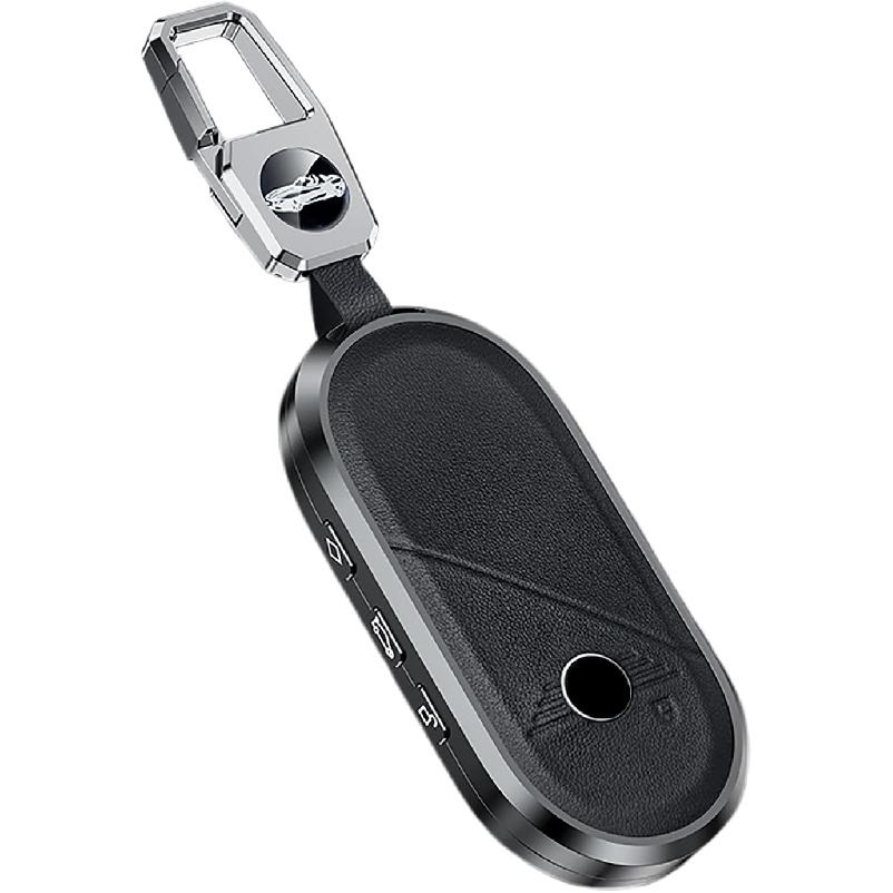 ontto Key Fob Case Fit for Mini Countryman Cooper One Aceman U25 J01 J05 F65 F66 2024 2025 Smart Remote Key Cover 360 Degree Protection Car Key чёрный