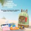 Dry Wet Separation Swimsuit Storage Bag Cute Shape Portable Beach Backpack  Kids
