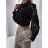 Spring And Autumn New Women'S Versatile Long Sleeve Daily Business Commuter Elegant Comfort Sexy Bottom Shirt Top