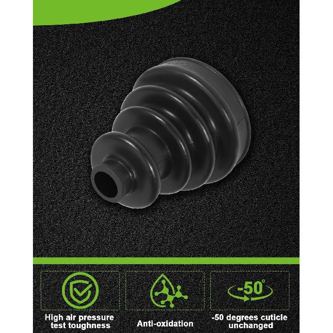 SCITOO CV Axle Boot Kit Front Outer cv joint fit 1996-1997 2002-2005 for Polaris Sportsman 500