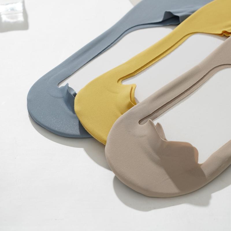 Herren Sommer Unsichtbare Bootssocken Passendes Casual Socken Paket Männlich Frühling Silikon Rutschfest Flach Bequeme Baumwollsocke