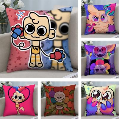 Anime-Kissenbezug „Dandys World“ – Kurzplüsch – Sofakissen – Dekoratives Geschenk für Zuhause – Beidseitig bedruckt