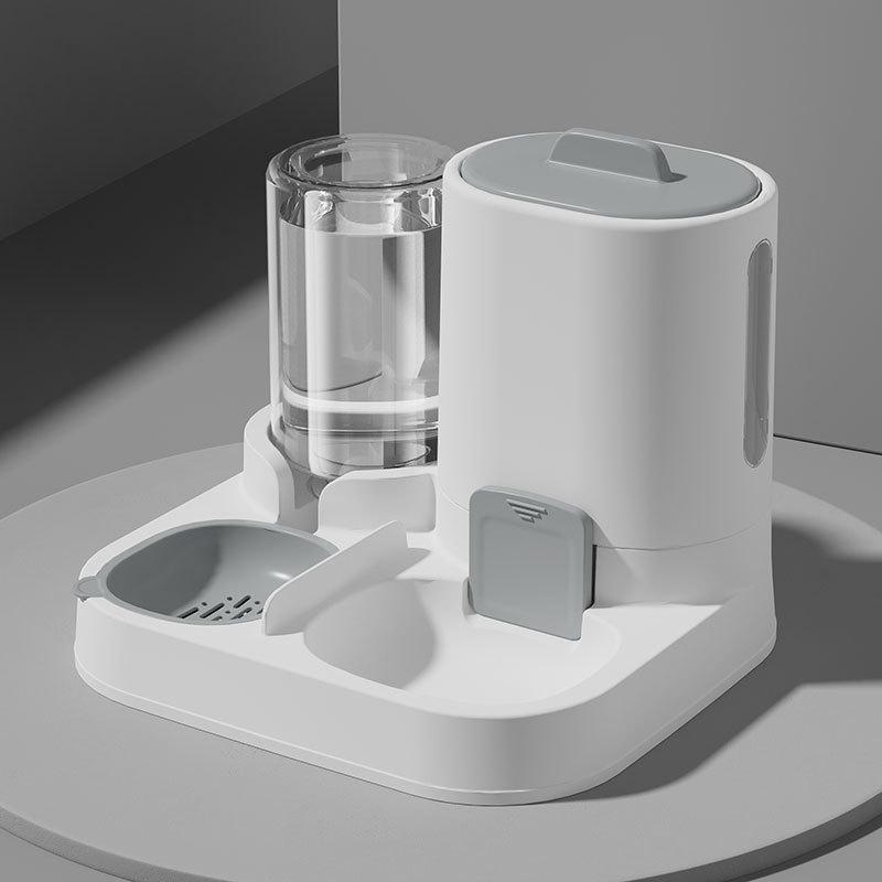 Cat Feeding Water Feeder Dog Bowl Cat Bowl Smooth Food and Water Supply Two-in-one Water Dispenser Cat Bowl Pet Supplies