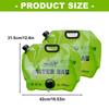 Foldable Water Container Bag Folding Drinking Water Container Storage Bag Water Carriers Portable Water Drinking Jugs