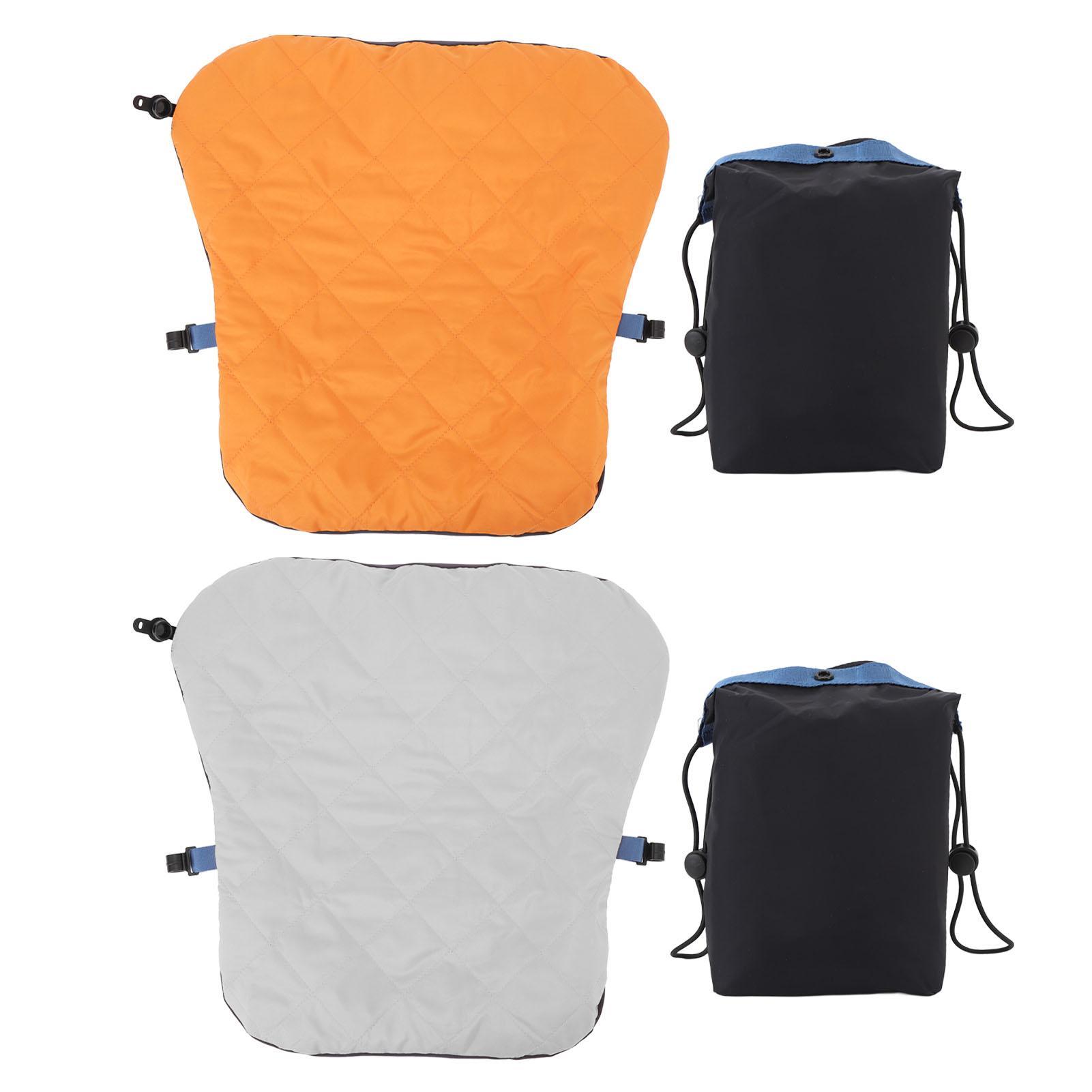 Надувная поясничная подушка для сиденья самолета, регулируемая жесткая подушка для поясницы во время путешествий Orange