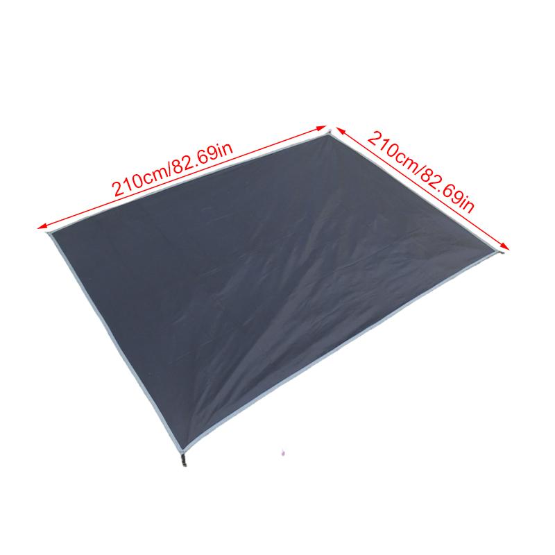 Tent Footprint Pocket Picnic Mat With Windproof Stakes Camping Portable Folding Waterproof Tent Ground Sheet Travel Beach Mat