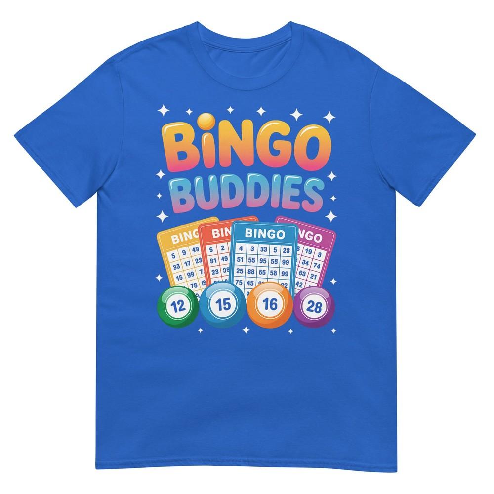 Bingo Buddies Friends Game Lucky Numbers Fun Social Winner TShirt