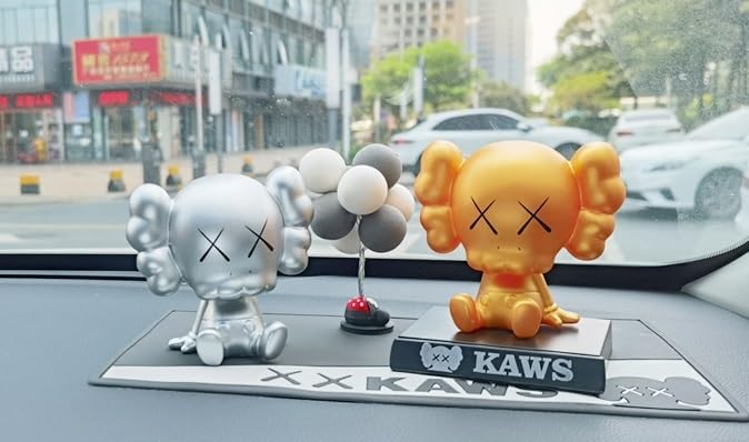 KAWS Companion Bobblehead Figure Deformed Version (Silver)
