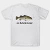 Bomboclat Fisch Meme Vintage Y2k Lustiger Gag Angler Unisex Baumwoll T‑Shirt
