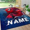 Custom Name "Spiderman Urban Adventure" Carpet Rug Customizable Soft Washable Anti-Slip Home Living Room Sofa Mats Personalized Rug. 09096