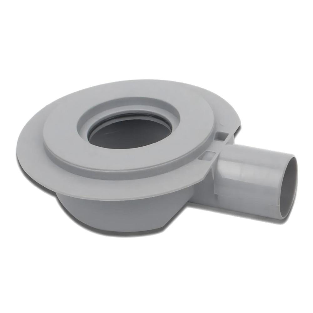 PVC Drain Connector Pipe Adapter for European Plumbing Compatible with 50mm and 100mm Pipes Featuring Flange Base Stability
