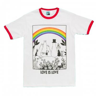 MOOMIN Unisex Adult Love Is Love T-Shirt