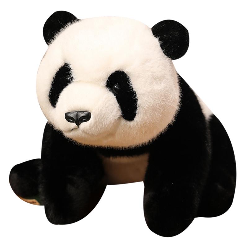 30/45/65cm Bear Plush Toy Imitates Brown Bear Polar Bear Giant Panda Arm Weighted Plush Animal Soft Companion Gift