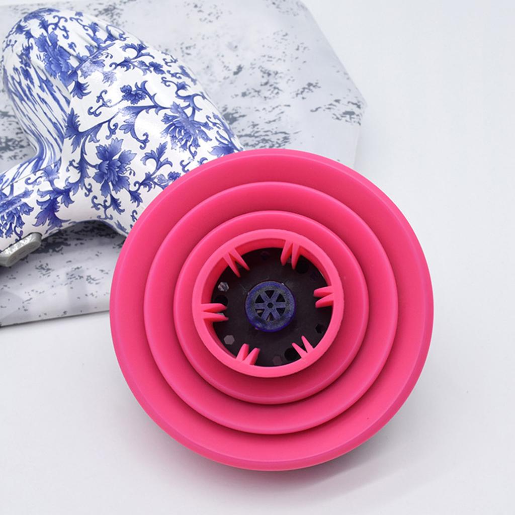 Silicone Collapsible Hair Dryer Diffuser Travel Portable Folding Blow Dryer Diffuser Attachment
