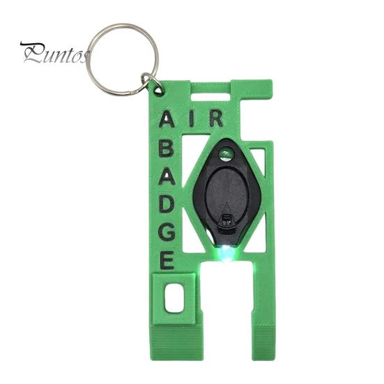 

Ключ для кислородного баллона с держателем для телефона, многофункциональный ключ для кислородного шланга 5-в-1, портативный ключ для кислородного баллона с подсветкой, брелок-насадка EET Wedge для зелёный