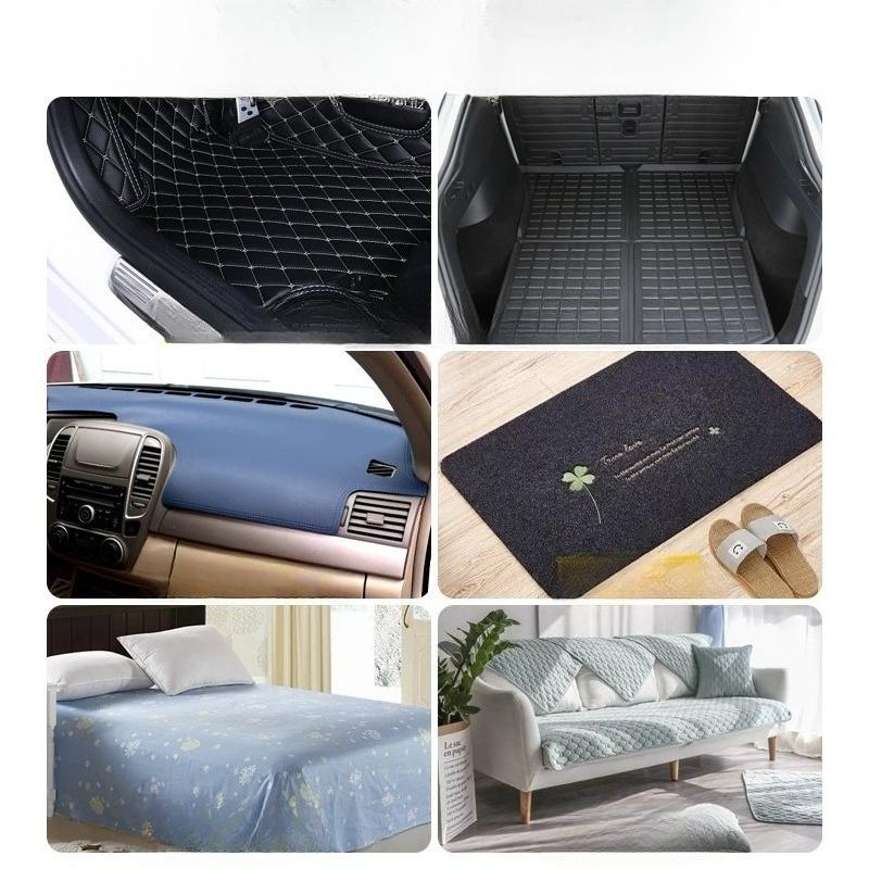 10pcs Car Floor Mat Invisible Fixing Clip Double-sided Adhesive Hook and Loop Car Backing Patch Strong Adhesion for Trunk